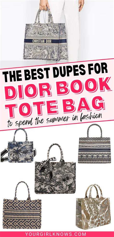 dior book tote reverse|Dior Book Tote dupes.